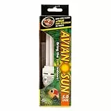 Zoo Med AS-C5E AvianSun 5.0 UVB Volierenlampe für Vögel 26 Watt, fluoreszierende Kompakta und Glas mit Cuarzo, 1 Stück (1er Pack)