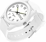 findtime Armbanduhr Herren Quarzuhr Analog, Sporliche Uhr Herren Damen 50M Wasserdicht Silikonband Casual Armbanduhren für Jugendliche mit Datum Wochentag Leuchtzeiger Große Zahlen