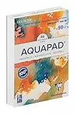 Clairefontaine Aquapad Goldline Aquarellblock A6, 10,5x14,8cm, 300g, 50 Blatt