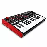 Akai Professional MPK Mini MK3-25-Tasten USB MIDI Keyboard Controller, 8 Hintergrundbeleuchtete Drum Pads, 8 Regler, Musikproduktion-Software und Native Instruments Sound Package (NKS Integration)