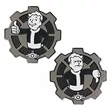 Fallout Black & White Limited Edition Collectible Decision Flip Coin - Offizielle Vault-Tec inspirierte Metallmünze, postapokalyptische Gamer-Erinnerungsstücke, Geschenk für Fans & Sammler