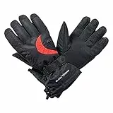 Black Crevice Erwachsenen Skihandschuhe, schwarz/rot, M