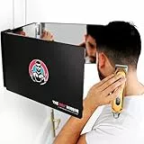 LIPFISBARBERSHOP.COM 360 Grad-Spiegel - Verstellbare Teleskophaken - Selbsthaarschneidespiegel für Männer - 3-Fach-Spiege zum Haareschneiden - Spiegel zum Selbstschneiden - Selbsthaarschneidespiegel