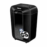 Fellowes Aktenvernichter 11 Blatt (P4), Papierschredder mit Partikelschnitt für Homeoffice und Büro, Powershred LX70, Schredder mit 18L Papierkorb und Sicherheitssperre, 4x40mm Cross-Cut Datenschutz