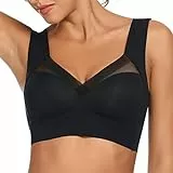 WOWENY Soft BH Ohne Bügel Vollschalen BH Damen Unterwäsche Schlaf Bustier Bralette Komfort Weicher Klassischer BHs