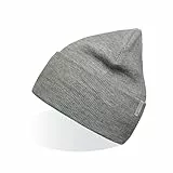 Artexia Mütze Herren und Mütze Damen Ökologisch aus Polywolle Beanie Mütze Unisex Wintermütze Strickmütze (Grau Melange Mittel)