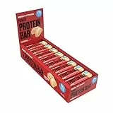 Body Attack Proteinriegel - Marzipan, 24 x 35 g - Fitness Protein Riegel fettarm - Eiweißriegel mit wichtigen Vitaminen, L-Carnitin & 25% hochwertigem Milcheiweiß - Made in Germany