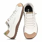 SAGUARO Barfußschuhe Damen Herren – Minimalistische Barfuss Sneaker, Bequem und Flexibel, Walkingschuhe mit Breiter Zehenbox und Zero Drop Sohle – Für Alltag, Arbeit, Freizeit und Reisen Braun,Gr.41