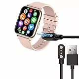 Blueshaweu Ladekabel Kompatibel mit KIPTUMTEK/ANMI Smartwatch 1.96', Kabel Ladegerät Ladestaion für KIPTUMTEK L55 / ANMI L55 Smartwatch (schwarz)