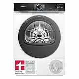 Siemens WQ45B2B40, Stiftung Warentest GUT (2,5)*, iQ700 Smarter Wärmepumpen-Trockner 9kg, autoDry optimale Trocknung, selbstreinigender Kondensator, Touch LED-Display, intelligentDry, Outdoor-Programm