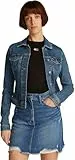 Tommy Jeans Damen Jeansjacke Vivianne Skinny Fit, Blau (Denim Medium), S
