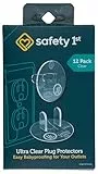 Safety 1st 12 Stück Ultra Clear Outlet Plugs