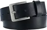 Playshoes Unisex Leder-gürtel Leder-Gürtel 30 Mm Breite, Schwarz Classic 30mm Breite, 60