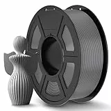 JAYO PLA+ Filament 1.75mm, Erhöhte Zähigkeit PLA Plus Filament-3D-Druckmaterialien, Maßgenauigkeit +/- 0.02mm, Neatly Wound, 1.1 kg Spule(2.42 LBS, 330M), PLA+ Grau