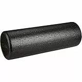 Amazon Basics - Hochdichte Schaumstoffrolle, rund - 45 cm, Schwarz