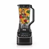 Ninja UltraCrush Mixer, 3 Geschwindigkeitsstufen, manueller Modus Impuls, Gefäß mit 1,9 Liter Fassungsvermögen für Flüssigkeiten, zur Zubereitung von Smoothies, Dips, Soßen und mehr, Schwarz BP201EU
