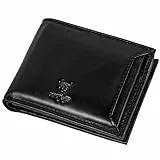 MATADOR Echt Leder Kredit-Kartenetui Herren Damen TüV Geprüfter RFID & NFC Schutz Karten-Portemonnaie Scheintasche Nappa Schwarz Fahrzeugschein-Etui inkl. Geschenkbox