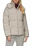 Daunenjacke mit abnehmbarer Kapuze