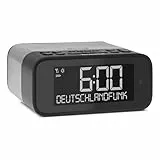 TechniSat DIGITRADIO 52 BT– DAB Radiowecker (Uhrenradio, Wecker, DAB+, UKW, Snooze-Funktion, Sleeptimer, dimmbares Display, Bluetooth-Empfang, 3 Watt RMS Lautsprecher)