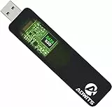 ADWITS USB 3.0 UASP zu SATA NGFF M.2 2230/2242/2260/2280 Schlüssel B oder B & M SSD SuperSpeed-Adapter, schnurloses externes Gehäuse für M.2 SATA-basierte SSD - Schwarz