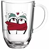 Leonardo Tasse SILENZIO 380 ml Pinguine, spülmaschinengeeignet, mikrowellengeeignet, Max. 100°C