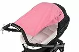 Altabebe AL7013-27 Sonnensegel Lifeline mit Seitenschutz für Kinderwagen/Buggys, rose