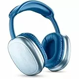 Music Sound | Bluetooth-Kopfhörer MAXI2 | Kopfhörer on Ear Bluetooth 5.0 - Play Time 22h - Charging 1,5h - Integriertes Mikrofon - Bedienelemente am Pavillon und verstellbarem Kopfband, Blaue Farbe