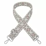 Miss Lulu Verstellbarer Schultergurt für Taschen Taschengurte zum Wechseln 3.8cm Breite Retro Schulterriemen mit Karabiner für Schultertaschen Handtaschen Crossbody Bag