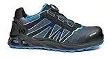BASE Protection Unisex K-energy Sicherheitsschuhe, Schwarz Hellblau, 44 EU