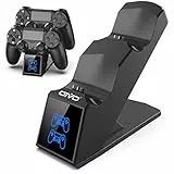 OIVO PS4 Controller Ladestation, Controller Ladestation Charger mit 1,8-Stunden-Ladechip, PS4 Ladegerät Docking Station für Sony PlayStation 4/PS4/Pro/PS4 Slim Controller