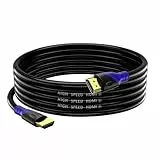 Rommisie 4K/60HZ HDMI Kabel 5m (HDMI 2.0,18Gbps) Ultra High Speed vergoldete Anschlüsse,Ethernet Audio Return Video 4K, Full HD1080p, 3D-kompatibel Blu-Ray Laptop PS3 PS5 PS9 PC HDTV