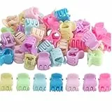 50 Stück Mini Haarspangen, Klein Haarklammer, 1cm Klaue Clips, Kunststoff Haar Claw, Rutschfestem Griff klein Jaw Clips, Rutschfestem Griff klein Jaw Clip für Mädchen und Frauen (Bunt)