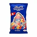 Lindt Schokolade Swiss Napolitains | 1 kg | Vollmilchschokoladen Mini Tafeln in den Sorten, Milch-Nuss, LINDOR Milch, Cresta, Weiß, Crémant | Großpackung | Schokoladengeschenk
