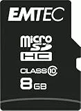 Emtec Classic microSD-Speicherkarte 8GB, Class10, inklusive SD Adapter