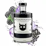 BÖSER KATER Black Gin | Das Original | Handgemachter Blackberry Gin mit fruchtigem Brombeer-Geschmack | Schwarz Violetter Cocktail | Die perfekte Geschenkidee 0,5l 40% Vol