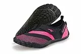 Aqua Speed AGAMO modische Aqua Schuhe + Mesh Beutel | Profilsohle | Agamu - schwarz/pink | Gr.: 39