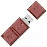 BorlterClamp 32GB USB-Stick in Schokoladenform Neuartiges und Süßes USB-Flash-Laufwerk Speicherstick für Externe Datenspeicher