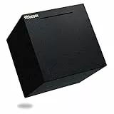 Erwachsene Spardose Edelstahl Safe Sparbüchsen für Erwachsene Einsparungen Echte Spardose (19cm) Schwarz
