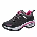 Schuhe Damen Damen abnehmen Walkingschuhe Turnschuhe Fitness Keile Plattform Schuhe Sneakers