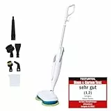Livington Steam Twister Dampfreiniger 1300W – Handdampfreiniger mit Zubehör – Bodenreiniger, Fensterreiniger & Fugenreiniger - 330 ml Tank