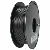 GIANTARM PLA Filament 1.75mm,3D Drucker Filament PLA 0.5 kg Spule(1,1 lbs),MaBgenauigkeit +/- 0,02mm,3D-Druck-Filament für 3D-Drucker (Schwarz)