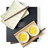 Moritz & Moritz 8-tlg. Sushi Geschirr Set für 2 Personen - Sushi Servierset mit 2x Sushi-Teller, Dip-Schälchen und Stäbchen