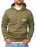JACK & JONES Herren Kapuzenpullover Hoodie Pullover mit Kapuze Sweater für Männer Logo JJ24742-KAL-L