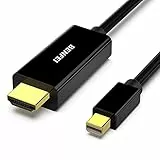 BENFEI Mini Displayport auf HDMI Kabel 1,8m, Vergoldet Thunderbolt auf HDMI Kabel, Geeignet für MacBook Air/Pro Surface Pro Usw
