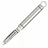 KitchenCraft Pizzaschneider mit Nylongriff, Edelstahl Pizzaroller, Geeignet für Pizza und Flammkuchen, Pizza Cutter, Spülmaschinenfest, 20 cm