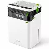 CONOPU Luftentfeuchter, 3000ML Luftentfeuchter Elektrisch mit 3 Entfeuchtungsmodi, Entfeuchtungsleistung, Feuchtigkeitsanzeige, 24h-Timer, Automatische Abtauung, für Zuhause 30m²