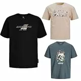 JACK & JONES Junior Kinder Jungen Kapuzenpullover Kids Hoodie Sweatshirt Sweat Shirt Hood(Paket #30, Gr. 176)