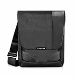 Everki Venue XL Premium-Messenger 12–13,3 Zoll – kompakte Umhängetasche für iPad Pro 12,9', Surface Pro und MacBook 13,3', hochwertig, leicht und wasserabweisend – schwarz