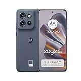 Motorola edge50 neo Smartphone (6,36'-Super-HD-Display, 50-MP-Kamera mit Moto-KI, 8/256 GB, 4310 mAh, Android 14) Pantone Grisaille (Veganes Kunstleder), inkl. Schutzcover