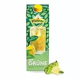 Pfanner Der Grüne – 1 x 2 l - Eistee Zitrone Kaktusfeige aus direkt aufgebrühtem Grüntee - Ice Tea Karton